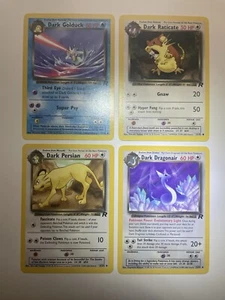 Team Rocket 1999 Konvolut Dark Dragonair 33/82 Golduck 37/82 WOTC Mint Persian  - Bild 1 von 2