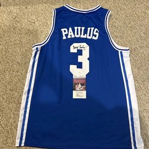 DUKE BLUE DEVILS- GREG PAULUS SIGNED AUTOGRAPH JERSEY JSA COA BASKETBALL - Picture 1 of 5