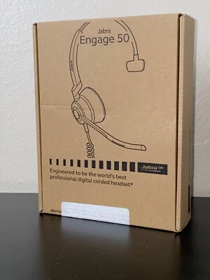 NEW - Jabra Engage 50 Mono Corded Headband Headset w/USB-C 5093-610-189 - Image 1 of 3
