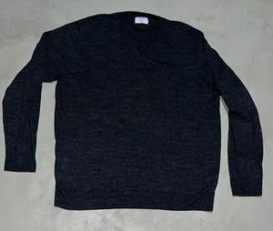 Old Navy XXL Mens Charcoal Long Sleeve Thin Pullover V-neck Sweater - Picture 1 of 4