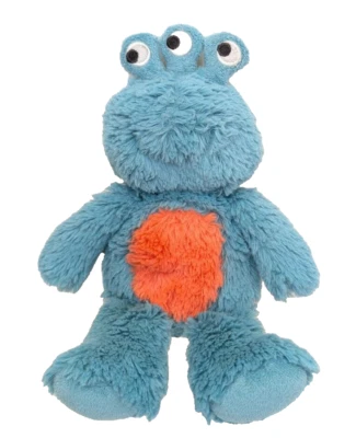 Peluche Carters verde azulado azul naranja 3 ojos tres ojos alienígena monstruo bebé juguete Foto 1 de 4