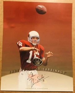1997 Donruss Leaf Signature Jake The Snake Plummer 8x10 Auto Signed Cardinals - Picture 1 of 3