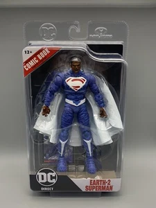 DC Direct EARTH-2 SUPERMAN 7” Action Figure & Comic Book - McFarlane NEW SEALED - Picture 1 of 5
