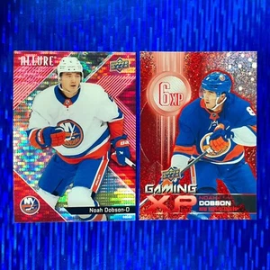 20224 Allure Noah Dobson Red Rainbow #44 & 2024 UD Gaming XP Sparkle GXP-21 - Picture 1 of 7