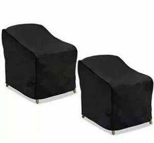 NASUM Patio Chair Covers, 2 Pack Lounge Deep Seat Cover, 38''Lx31''Dx29''H, 600D - Picture 1 of 10