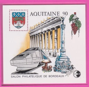 TIMBRE FRANCE BLOC CNEP N°12 **AQUITAINE  (salon philatélique de Bordeaux) - Imagen 1 de 1