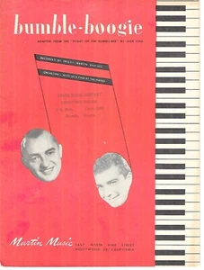 Jack Fina BUMBLE BOOGIE Piano SOLO Sheet Music 1946 - Picture 1 of 10