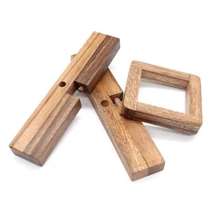 The Wooden Brain Teasers for Adults Logic Games Gift Puzzle and Mind Teasers ... - Picture 1 of 7
