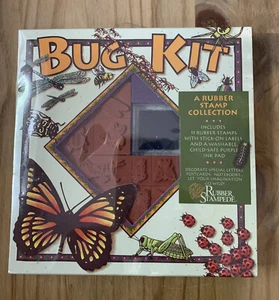 Bug Kit A Collezione Timbri in Gomma di Rubber Stampede SIGILLATO - Foto 1 di 2