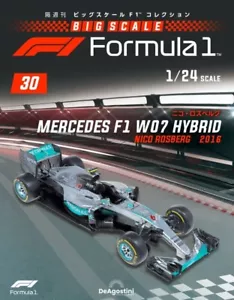 1/24 DeAGOSTINI Big Scale F1 #30 MERCEDES F1 W07 HYBRID Nico Rosberg model cars - Picture 1 of 7