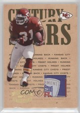2005 Donruss Throwback Threads Century Stars Material Prime /25 Priest Holmes
