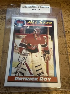 1991 Topps All Star Patrick Roy #270 MBS Graded 9 Mint Montreal Canadiens Karte - Bild 1 von 1