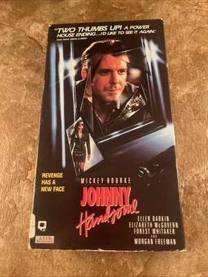 Johnny Handsome (VHS, 1990) Mickey Rourke, Ellen Barkin, Morgan Freeman action Foto 1 de 3