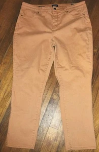 Not Your Daughter NYDJ Girlfriend Jeans Size Women's 14 Mustard Straight 36X29 - Picture 1 of 5
