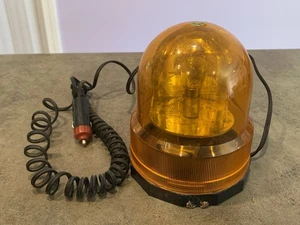 Enchufe de encendedor de cigarrillos con luz de seguridad ámbar intermitente giratorio magnético - Imagen 1 de 4