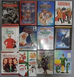 15 christmas movies 12 dvds LOT christmas vacation 1 & 2 holiday inn elf rudolph - Picture 1 of 20