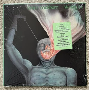 BRUCE COCKBURN - Stealing Fire LP in SHRINK w/ INNER - 1984 - GM80012 Vinyl * NM - Picture 1 of 8