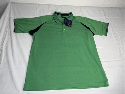 Chaps Polo Shirt Mens X Large Green Stay Dry Golfing Golfer Golf Preppy - Image 1 of 4