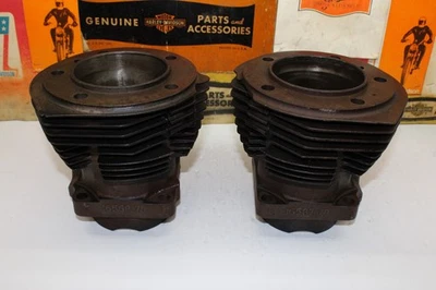 Harley-Davidson FL FX Shovelhead Cylinders 16587-78 & 16568-78 - Image 1 of 4