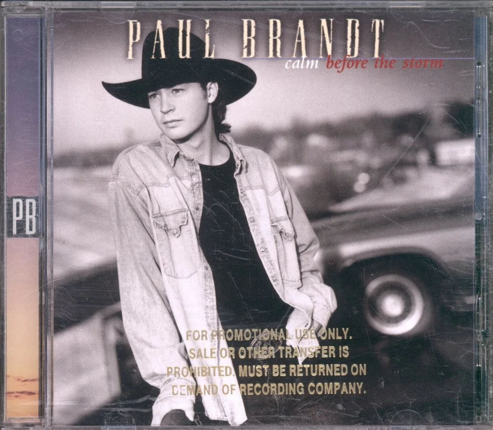 Paul Brandt Calm Before the Storm CD Germany Reprise 1996 CD. Has promo stamp on - Bild 1 von 3