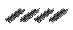 Kit de construcción/estructura a escala Z conjunto de 4 puentes rectos de viga de acero - Imagen 1 de 1