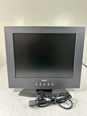 Vintage Dell E151FP 15” LCD Monitor with VGA & Power Cord - Image 1 of 4