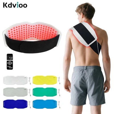 Red Light Therapy Pad Near Infrared LED Belt for Waist Back Muscle Pain Relief - Image 1 of 4