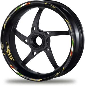 Stripes RS50 RS125 RS250 R Aprilia Racing RS Motorbike Wheel Decal Stickers  - Foto 1 di 1