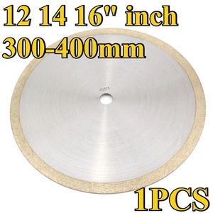 Hoja de diamante sinterizado de 300-400 mm (12-16") - Herramienta de corte de vidrio de borde continuo - Imagen 1 de 8