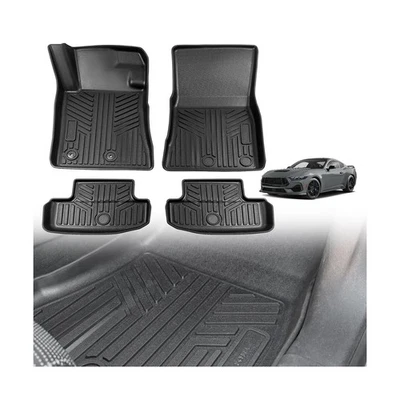 TripleAliners 3PCS Floor Mats Fit for 2024 2025 Ford Mustang Front Rear Full ...