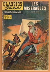 Classics Illustrated #9: LesMiserables, Ed. 9, HRN #161, Bueno - ¡Muy buen estado! - Imagen 1 de 1