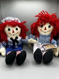 NEW WITH TAGS Aurora World Raggedy Ann & Andy Classic Doll 16" - Picture 1 of 8