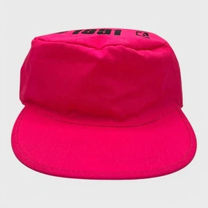 Cappello Berretto Vintage Portland Trail Blazers 1991 NBA Playoffs Rosa Neon Pittori - Foto 1 di 3