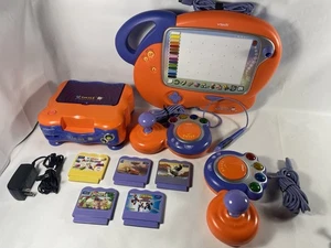 Vtech V.Smile TV Learning System - Console Controllers Art Studio Pad 5 Games - Picture 1 of 20