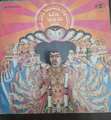 Jimi Hendrix Axis: Bold as Love Vinyl First Press Tri-color VG+ - Image 1 of 4