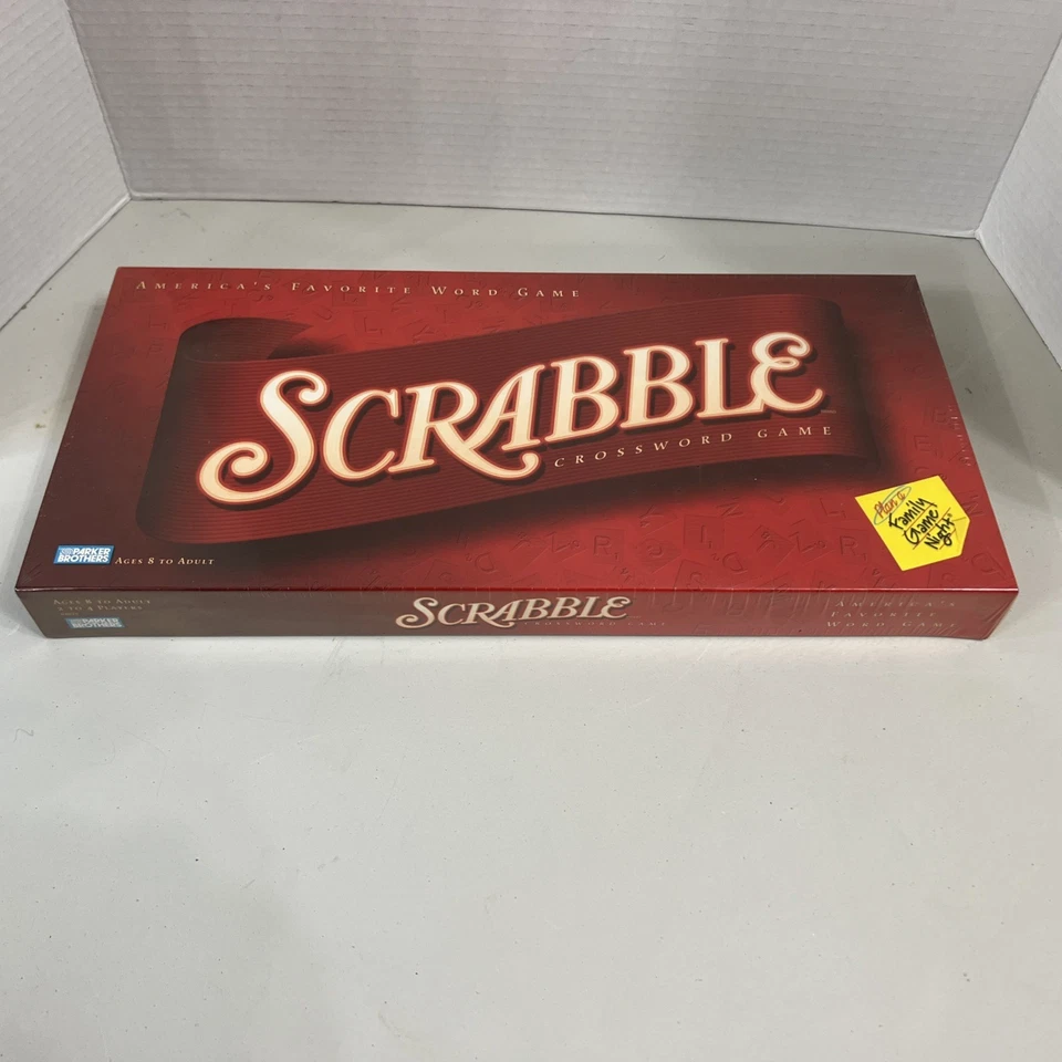COMPLETE Milton Bradley 4024 Scrabble Crossword Game 1989 - Good