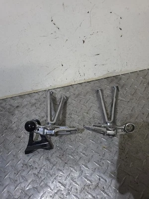 2007-2008 SUZUKI GSXR 1000 CHROME OEM PASSENGER REARSET ASSEMBLIES  - Image 1 of 4