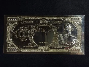 R0717 / 24KGP/ 10000 Yen Bill Style Craft / Interior / Japanese Vintage - Picture 1 of 10