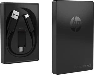 HP P700 1TB Portable SSD USB 3.1 Gen 2 External Solid State Drive Black - Picture 1 of 5