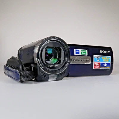 6Sony Handycam DCR-SX45E Digital Camcorder Carl Zeiss 60x Video Camera - Boxed - Image 1 of 4