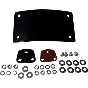Rocker Lockers License Plate Kit - Curved - Black DK-LPR-LP-LD - Bild 1 von 4