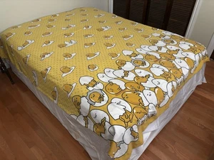 Gudetama Duvet/Futon Cover CUTTER Fabric For Crafts Sewing 75”x89” - Picture 1 of 16