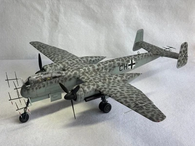 Heinkel He219A Uhu Night Fighter Model 1/48 Plastic Kit Finished - Image 1 of 4