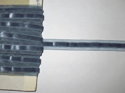 7 METRES DE GALON VINTAGE EN VELOURS SUR VOILE-VINTAGE FRENCH TRIM-N°LU164 - Photo 1/2