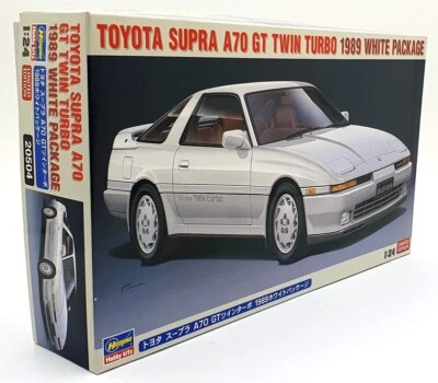 Hasegawa Kits 1/24 Scale 20504 - Toyota Supra A70 GT Twin Turbo 1989 White - Image 1 of 4