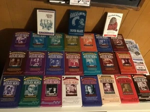 Lot of 25 Sherlock Holmes Audio Cassette Books Simon Schuster BBC GAA Harper - Picture 1 of 24