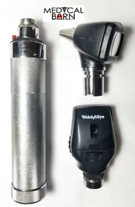 WELCH ALLYN 3.5v SET W/ OTOSCOPE OPHTHALMOSCOPE PLUG-IN HANDLE - Picture 1 of 7