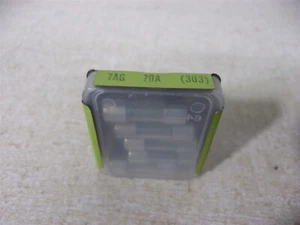NEW  LIttelfuse 7AG 20A 303 Glass Fuses  *FREE SHIPPING* 5 pack - Picture 1 of 2