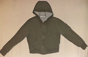 TOMMY HILFIGER HOODIE L/S GRÜN REISSVERSCHLUSS VORNE "TOMMY" HINTEN S K#7758 - Bild 1 von 4