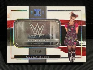 ALEXA BLISS 2022 PANINI IMPECCABLE WWE 1 OUNCE SILVER BAR 35/35 LOGO BOOKEND - Picture 1 of 10